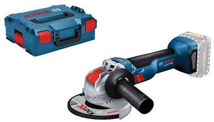 Bosch Blauw GWX 18V-7 Professional 18V Accu Haakse slijpmachine X-LOCK Solo in L-boxx | Zonder accu's en lader - 06019H9102