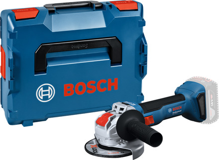 Bosch Blauw GWX 18V-8 Accu haakse slijper | Solo in L-Boxx | Zonder Accu en Lader - 06019N9101