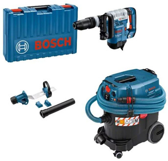 Bosch Blauw Toolkit Combipack GSH 5 CE + GAS 35 M AFC + GDE Max (BE) (GSH 5 CE, GAS 35 M AFC, GDE Max) - 0615A50053