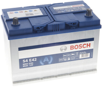 Bosch Blue auto accu S4E42 - 85Ah - 800A - aangepast voor voertuigen met start-stopsysteem S4E42