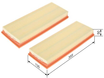 BOSCH Filtre a op 1457433071