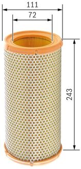 BOSCH Filtre a op 1457433229