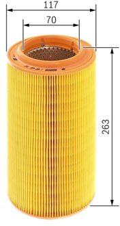 BOSCH Filtre a op 1457433712