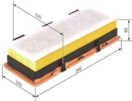 BOSCH Filtre a op 1457433773
