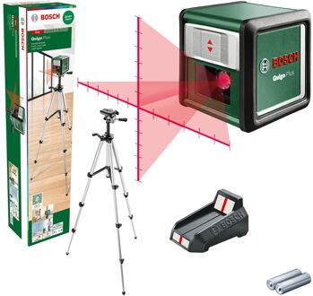 Bosch Kruislijnlaser Quigo Plus - 7m - Rood -m Et Statief