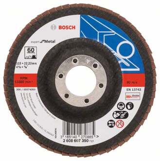 Bosch - Lamellenschuurschijf 115 mm, 22,23 mm, 60