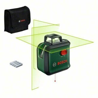 Bosch Lijnlaser Advancedlevel 360 - 24m - Groen - Zelfnivellerend