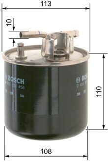BOSCH Oliefilter 0450906458