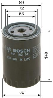 BOSCH Oliefilter 0451103347