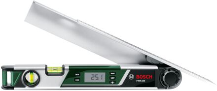 Bosch PAM 220 Digitale Hoekmeter - Verlicht display - Met batterijen en opbergtas