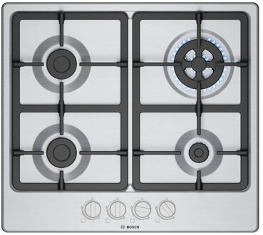 Bosch PGH6B5K90N Gas kookplaat Grijs