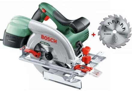 Bosch PKS 55 A Cirkelzaag – 1200 Watt - 55 mm zaagdiepte - Met 1 cirkelzaagblad