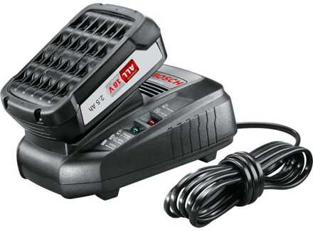 Bosch POWER FOR ALL 18V 2,5 Ah accu + snellader