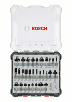 Bosch Professional 2607017475 30-delige Frezenset in cassette - 8mm