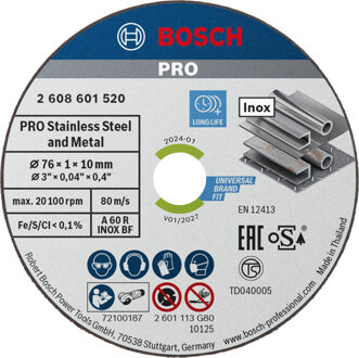 Bosch Professional Prof doorslijpschijf Expert Inox (5)