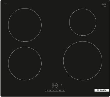 Bosch PUE61RBB6E Inductie kookplaat Zwart
