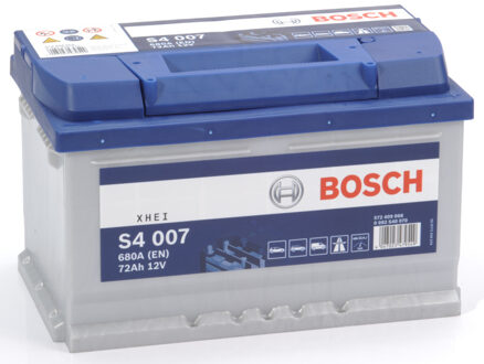 Bosch S4 007 Blue Auto Accu - 12V - 72 Ah