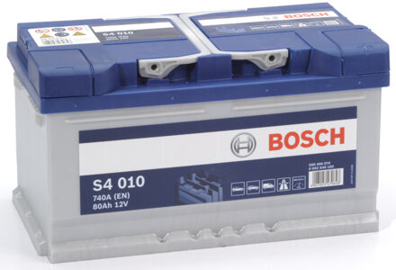 Bosch S4 010 Blue Auto Accu - 12V - 80 Ah