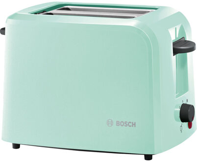 Bosch TAT3A012 broodrooster 2 snede(n) Zwart, Turkoois 980 W