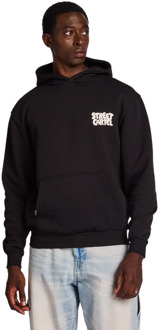 Bosco Hoodies Heren - Zwart - Maat XS - Katoen Fleece Black