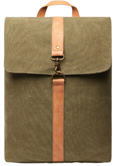 Bosler gerecycled canvas 17l rugzak - maat One size Groen