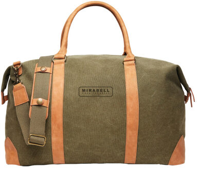 Bosler gerecyclede canvas duffeltas Groen - One size