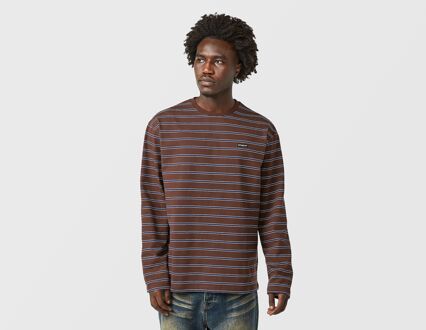 Boson Long Sleeve Striped T-Shirt, bruin - XL