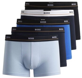 BOSS 10 stuks Essential Trunks * Actie * Zwart,Versch.kleure/Patroon - Small,Medium,Large,X-Large,XX-Large