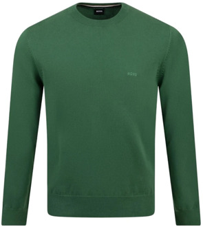 BOSS 100% Katoenen Shirt Boss , Green , Heren - Xl,L,S