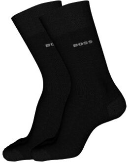 BOSS 2 stuks Bamboo RS Socks * Actie * Zwart,Blauw - Maat 39/42