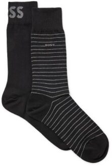 BOSS 2 stuks RS Marc CC Socks * Actie * Blauw,Zwart,Geel - Maat 39/42,Maat 43/46