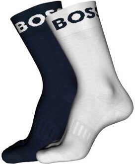 BOSS 2 stuks RS Sport CC Socks Zwart,Wit,Versch.kleure/Patroon,Blauw - Maat 39/42,Maat 43/46,Maat 47/50