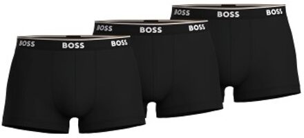 BOSS 3 stuks Cotton Stretch Trunks * Actie * Zwart,Wit,Blauw,Versch.kleure/Patroon,Grijs,Roze - Small,Medium,Large,X-Large,XX-Large