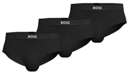 BOSS 3 stuks ONE HipBr Cotton Briefs * Actie * Zwart,Versch.kleure/Patroon,Wit - Small,Medium,Large,X-Large,XX-Large
