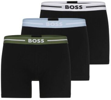 BOSS 3 stuks Power Bold BoxerBr * Actie * Zwart - Small,Medium,Large,XX-Large