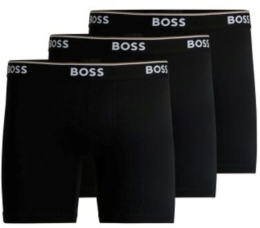 BOSS 3 stuks Power Boxer Brief Long Zwart,Versch.kleure/Patroon,Grijs - Small,Medium,Large,X-Large,XX-Large