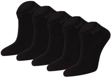 BOSS 5 stuks Cotton Blend Ankle Socks Zwart,Wit,Blauw,Versch.kleure/Patroon,Grijs - Maat 39/42,Maat 43/46