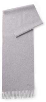 BOSS Accessoires Boss Geborduurde Logo Sjaal in Grijs