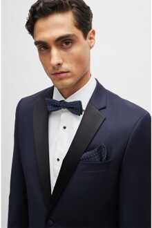 BOSS Accessoires Boss Zijden Stropdas & Zakdoek in Donkerblauw