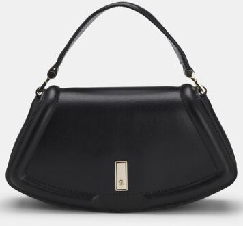 BOSS Accessories Boss Ariell Leather Shoulder Bag in Black Zwart - One Size
