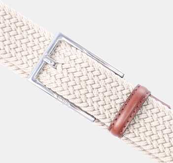 BOSS Accessories Boss Clori Belt in Beige Crème - 34 inch