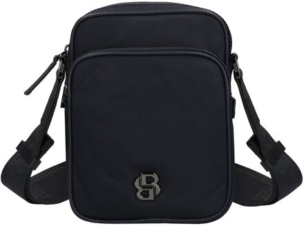 BOSS B Icon Crossbody dark blue schoudertas heren Blauw - H 20,5 x B 16 x D 7 cm