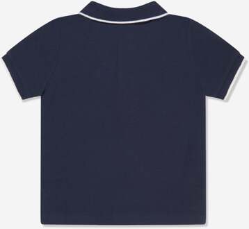 BOSS Baby Jongens Logo Polo Shirt In Navy - maat 3J / 98cm Blauw
