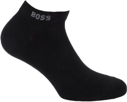 BOSS Bamboe enkelsokken heren (Set van 2) (Zwart)