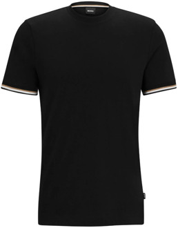 Boss Black Korte Mouw Thompson T-shirt Boss Black , Black , Heren - M,S,3Xl