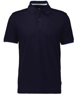 Boss Black Stijlvolle Donkerblauwe Polo Shirt Boss Black , Blue , Heren - L,M,S