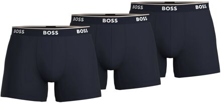 BOSS Boxershorts Power 3-Pack Donkerblauw 480