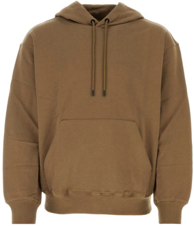 BOSS Bruine katoenen sweatshirt - Klassieke stijl Boss , Brown , Heren - Xl,L,M,S