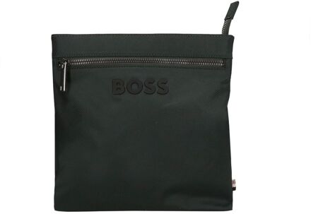 BOSS Catch 3.0 Enveloppe L forest green schoudertas heren Groen - H 25 x B 24 x D 5 cm