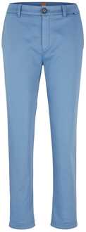 BOSS Dames Boss C Tachini2-D Chinos in Blauw - maat